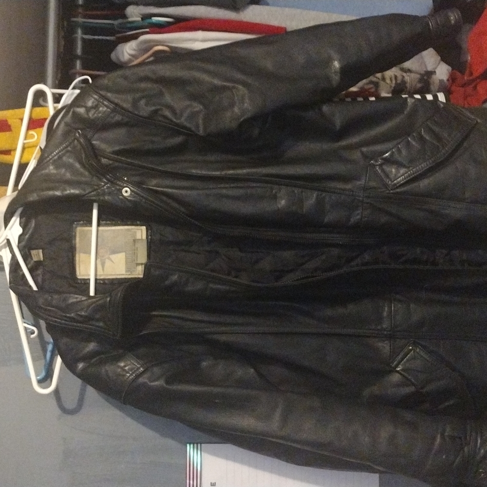 Leather jacket mens